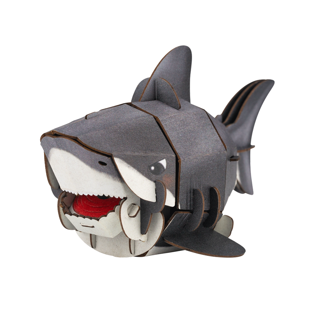 mierEdu Build n Sound 3D Puzzle - Shark - view 3
