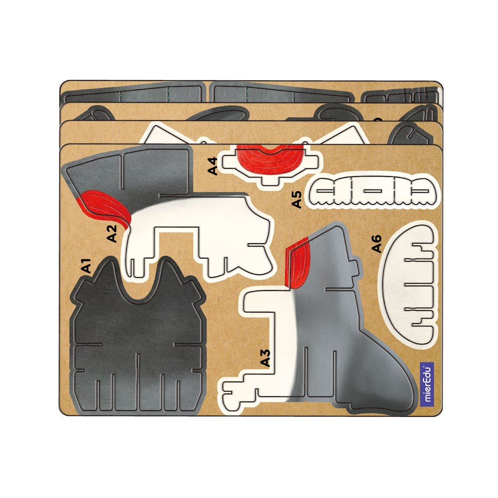 mierEdu Build n Sound 3D Puzzle - Shark - view 2