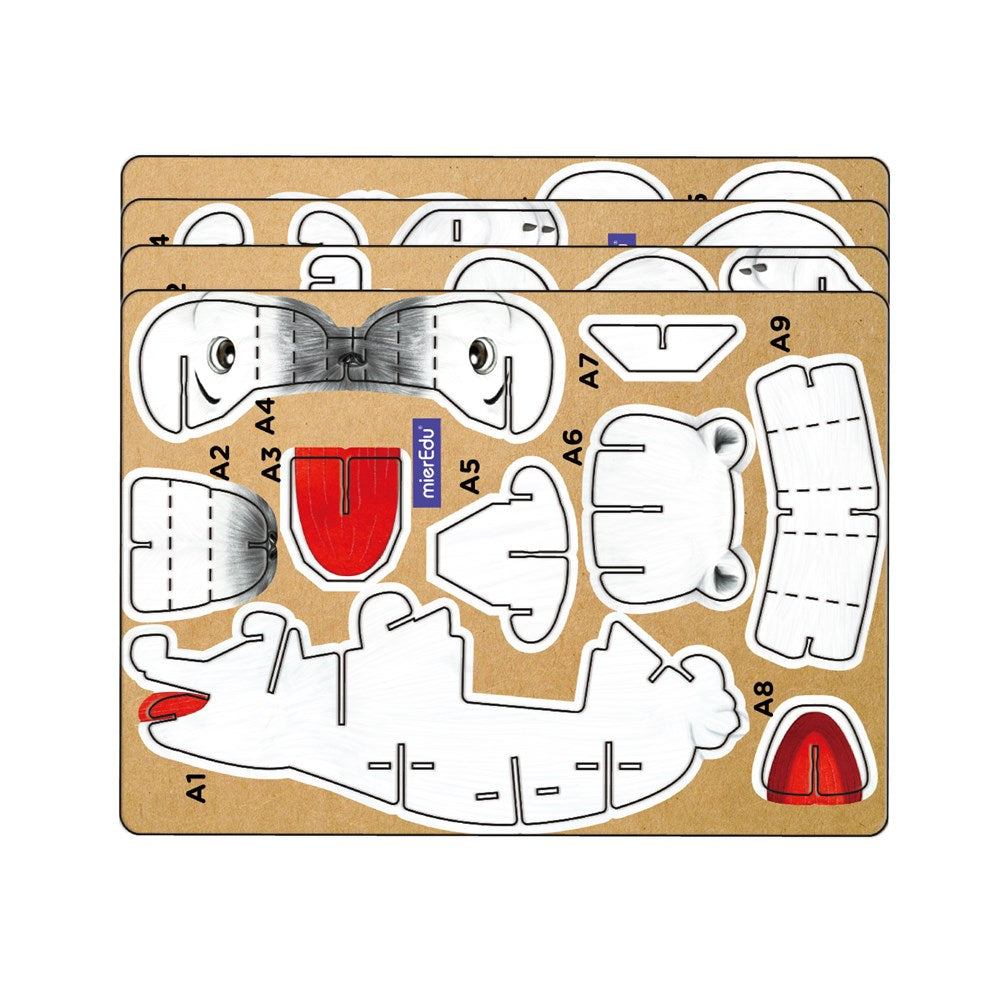 mierEdu Build n Sound 3D Puzzle - Polar Bear - view 2