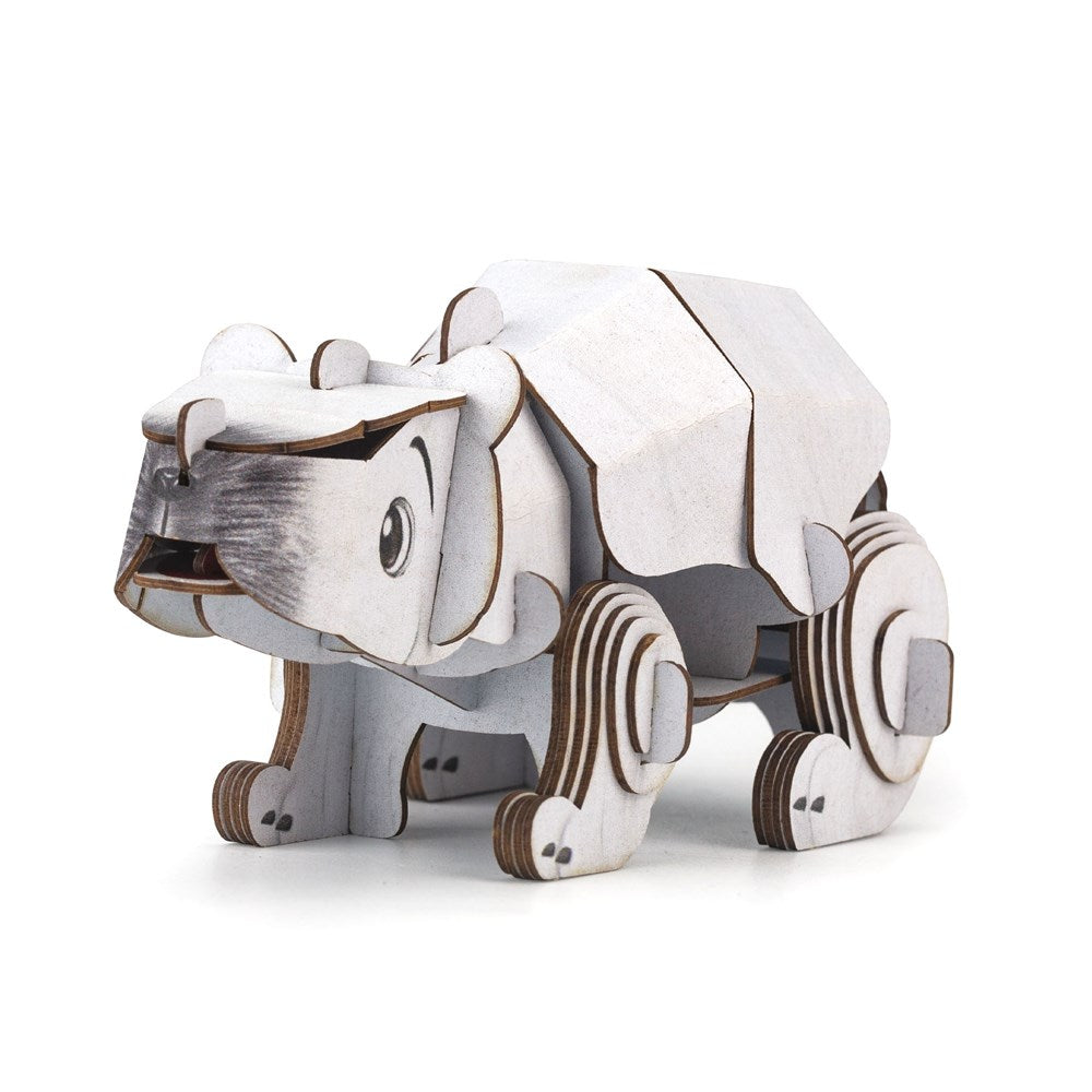 mierEdu Build n Sound 3D Puzzle - Polar Bear - view 3