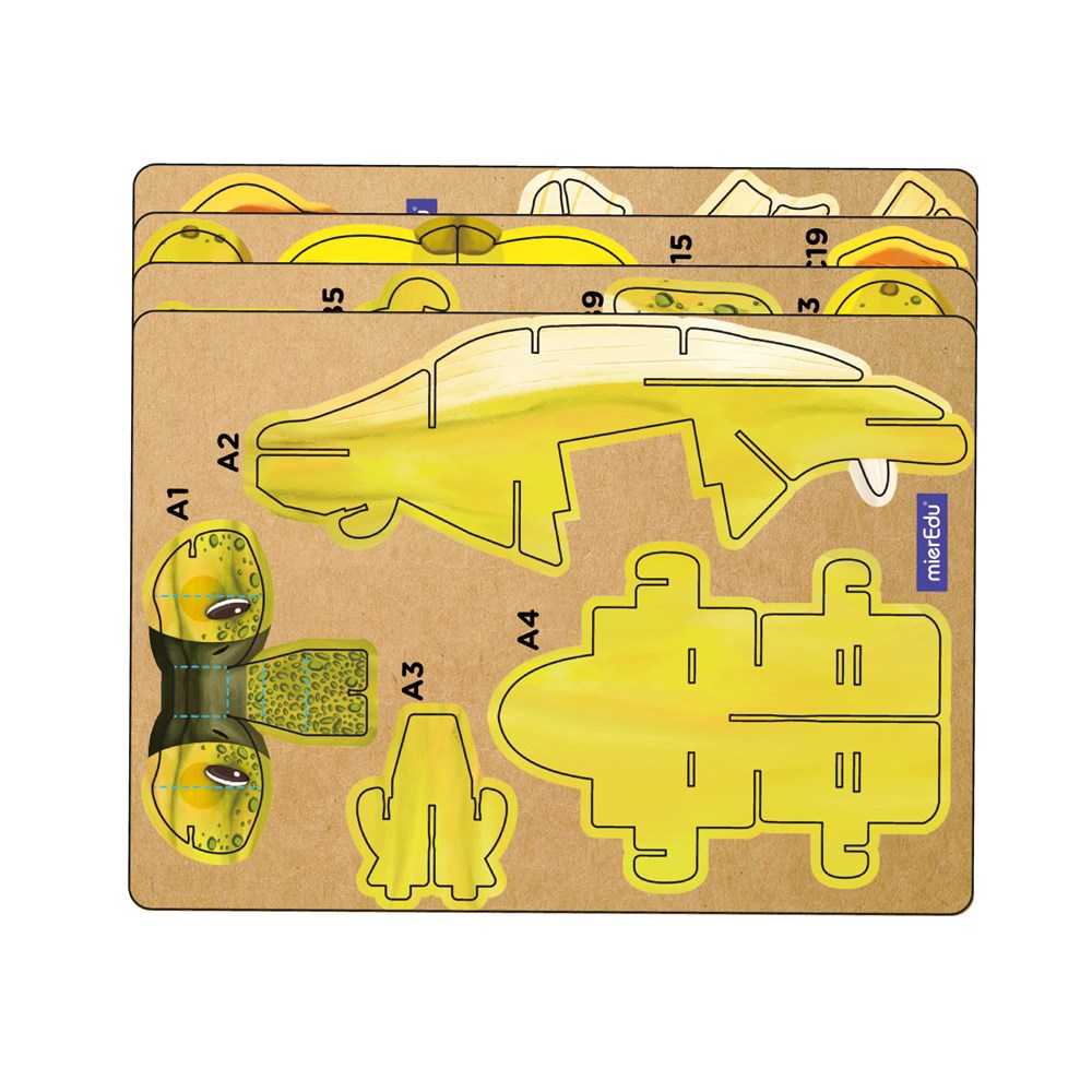 mierEdu Build n Sound 3D Puzzle - Stegosaurus - view 2