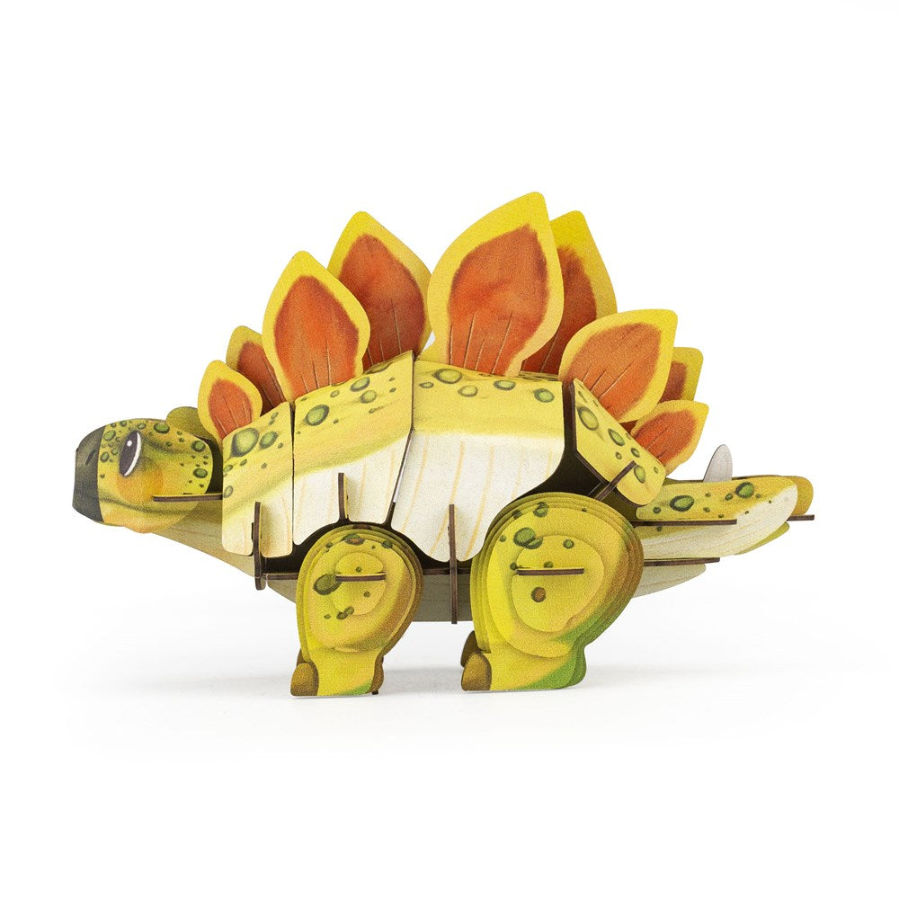 mierEdu Build n Sound 3D Puzzle - Stegosaurus - view 3