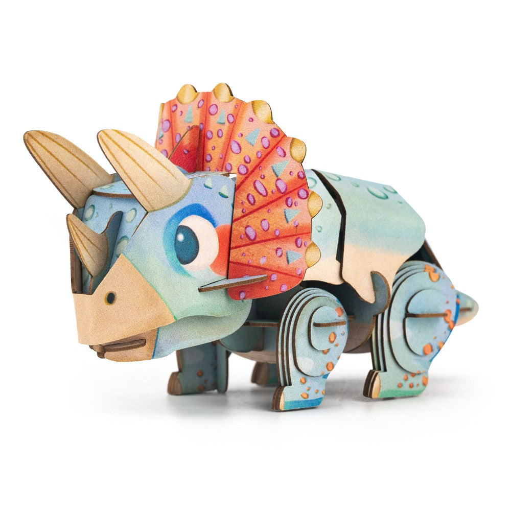 mierEdu Build n Sound 3D Puzzle - Triceratops - view 3