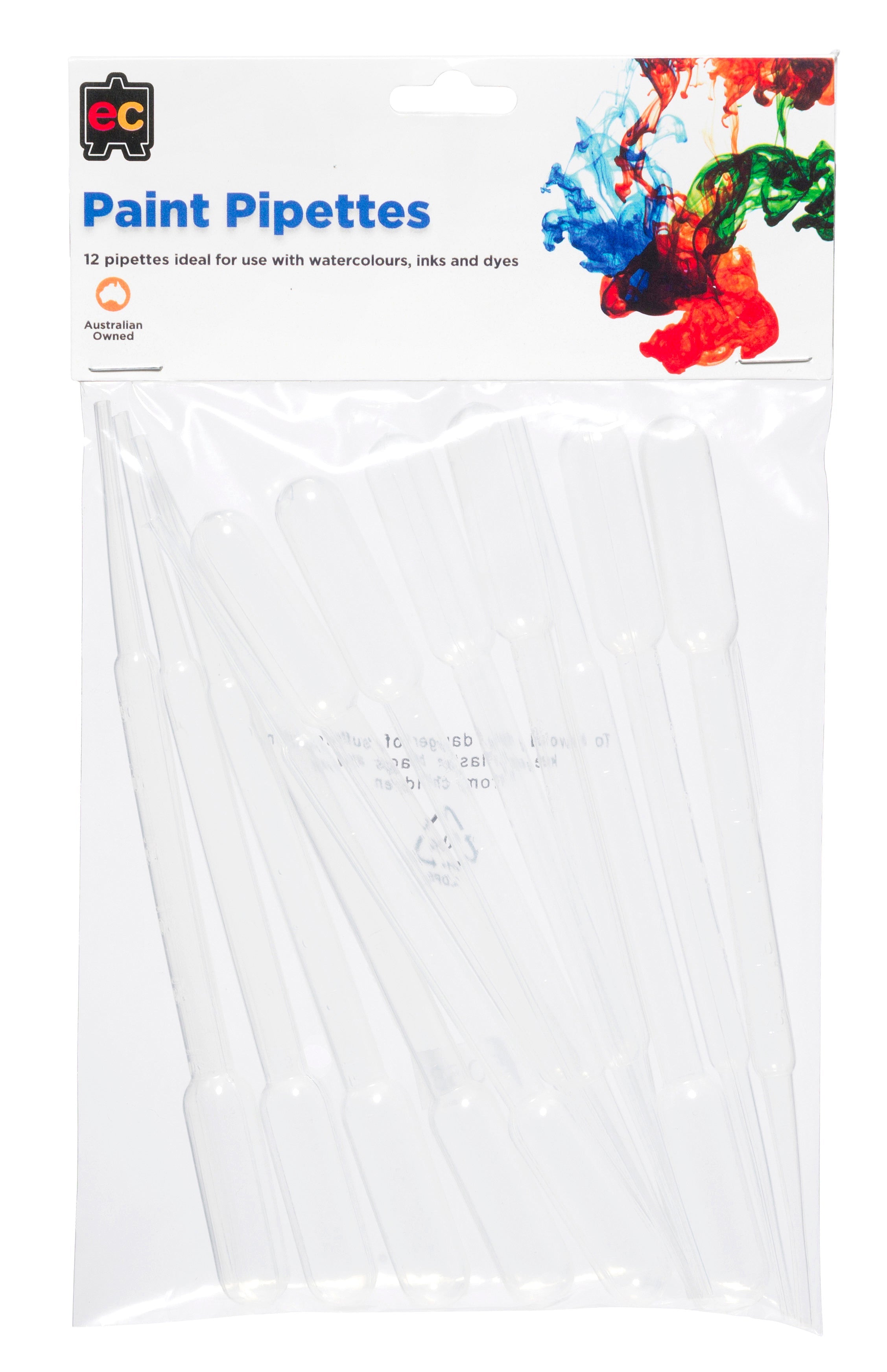 Paint Pipettes: Pk of 12
