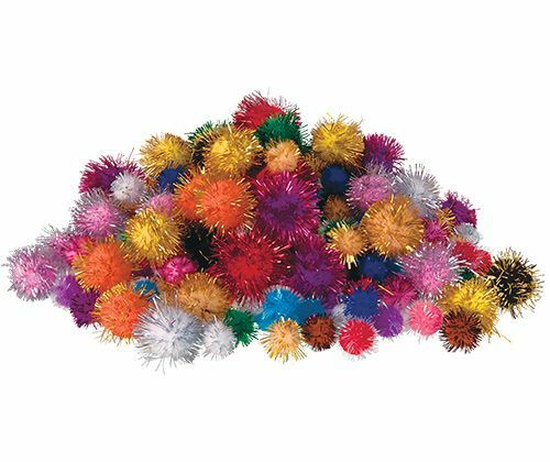 Basics - Pom Poms: Glitter (Pack of 200)