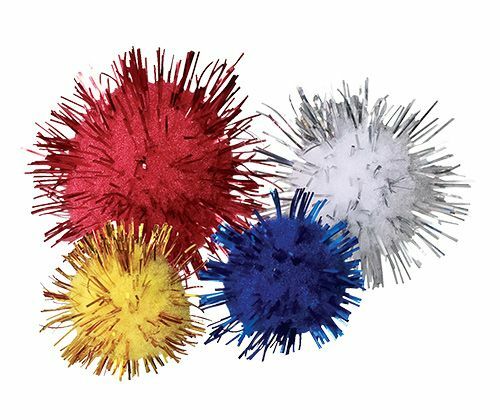 Basics - Pom Poms: Glitter (Pack of 200)