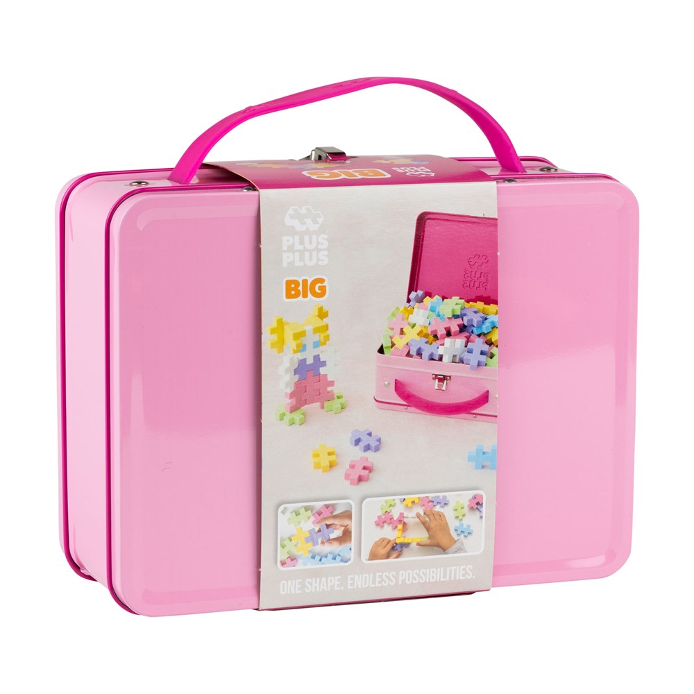 Plus-Plus BIG - Metal suitcase Pastel