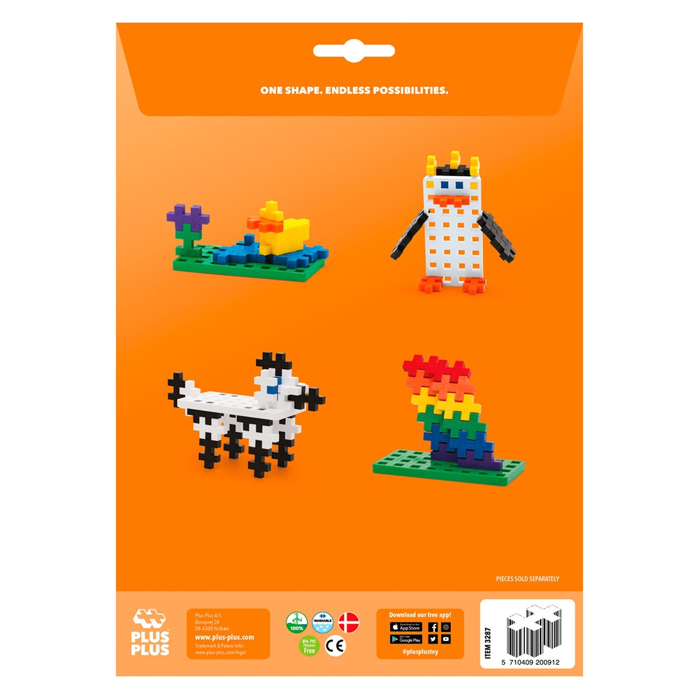 Plus-Plus BIG Baseplate - White & Green - view 2