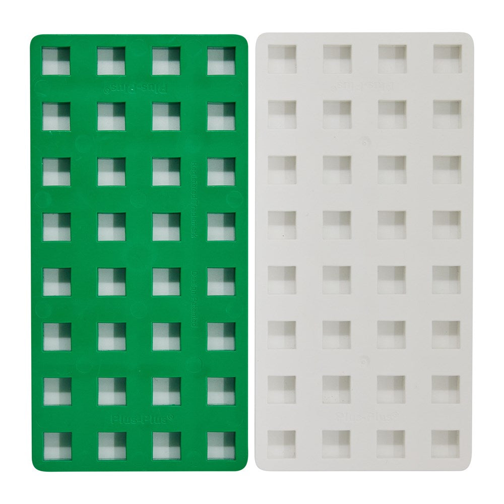 Plus-Plus BIG Baseplate - White & Green - view 3
