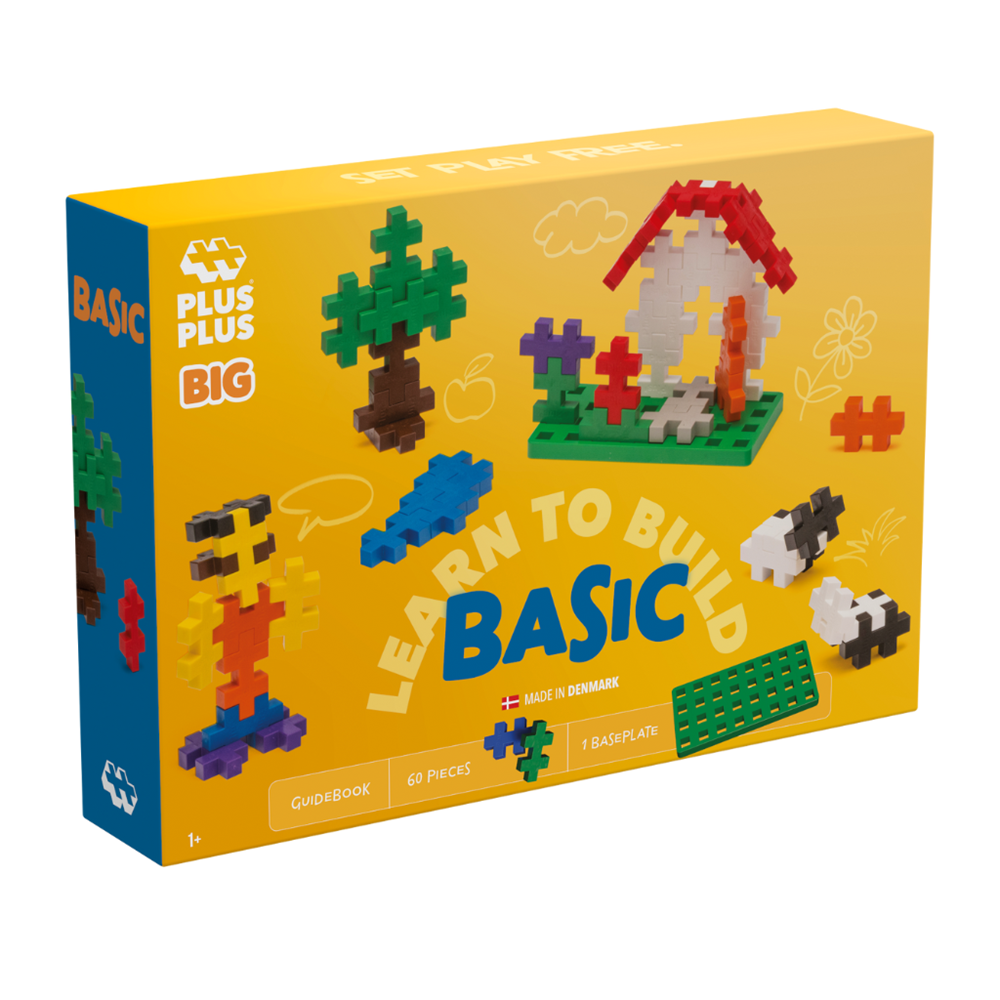 Plus-Plus BIG - Learn to Build - 60 pcs