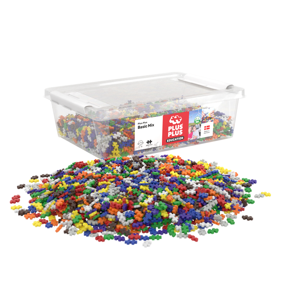 Plus-Plus Mix - 3600 pcs - Education - Basic Mix