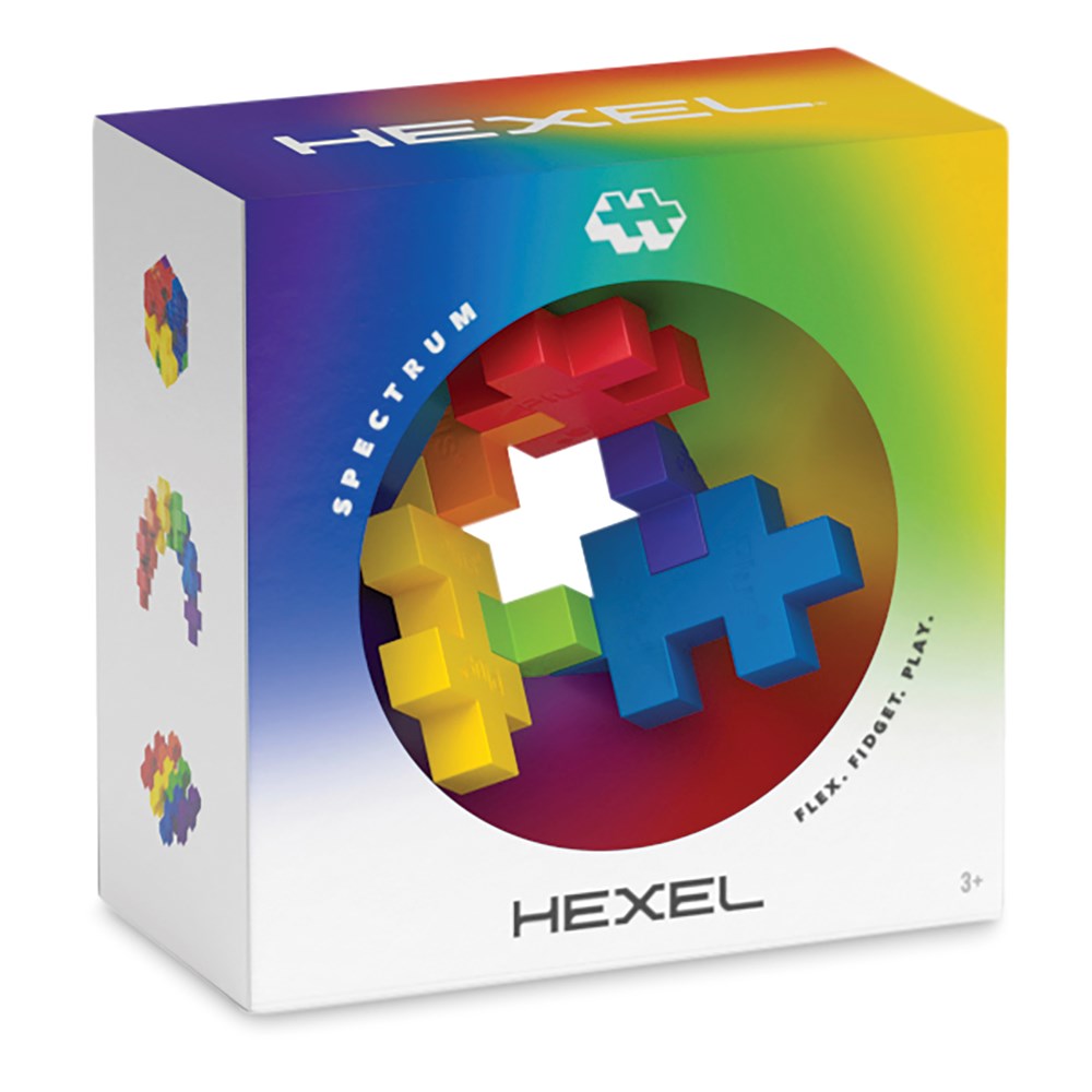 Plus-Plus Hexel Fidget Toy - Spectrum - view 2