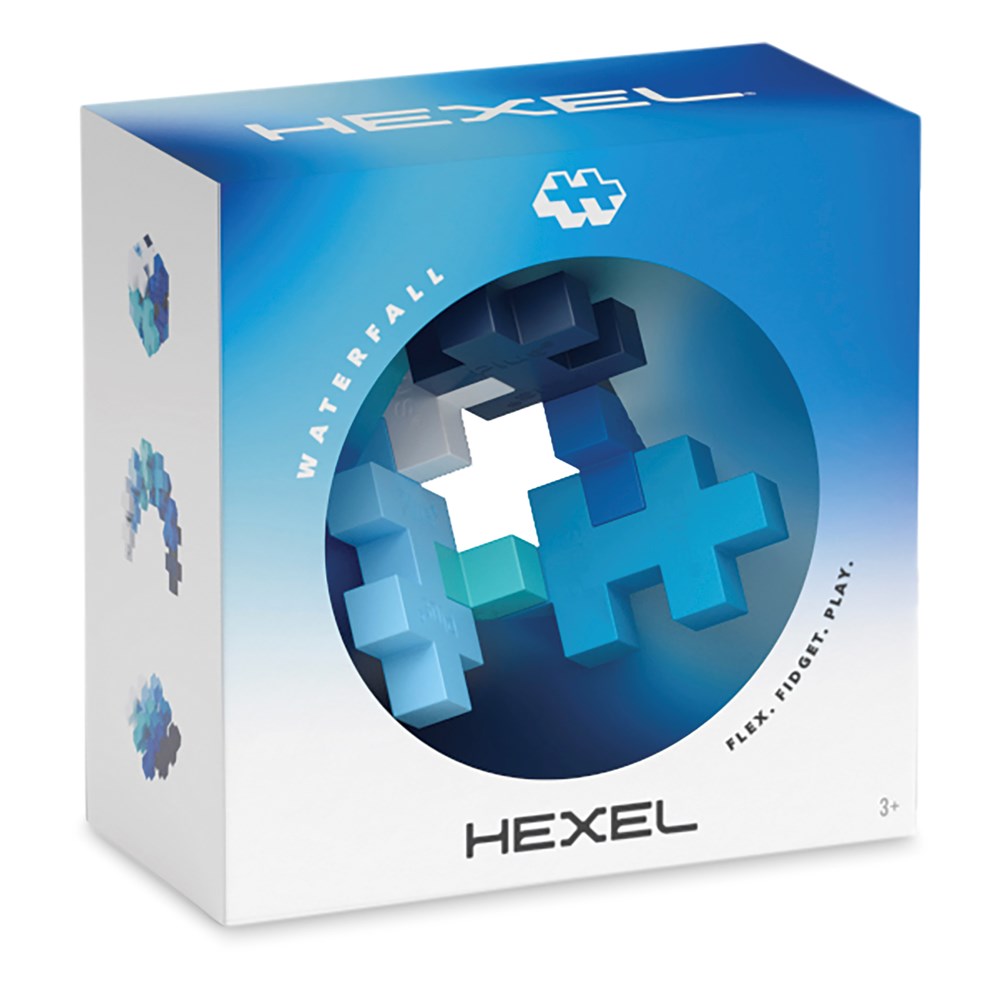 Plus-Plus Hexel Fidget Toy - Waterfall - view 2