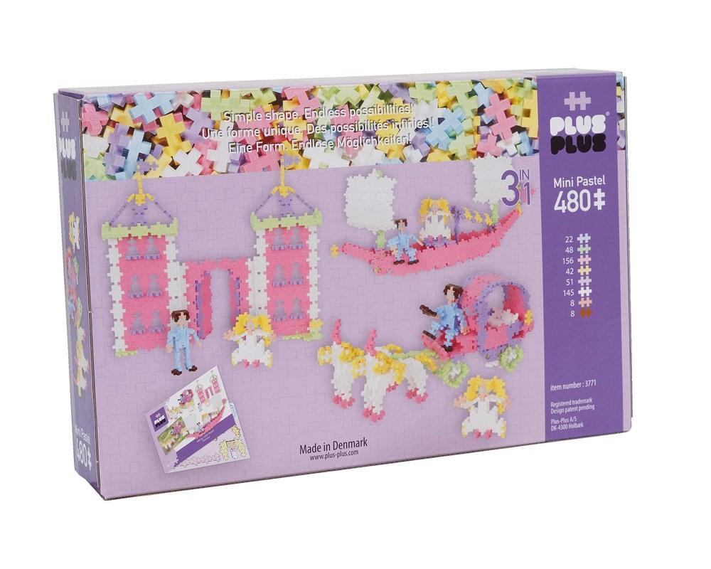 Plus-Plus - Pastel: Princess 3in1 (480 pcs)