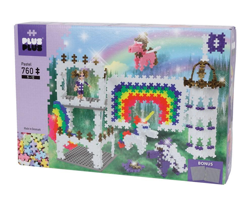 Plus-Plus - Pastel: Rainbow Castle (760 pcs)