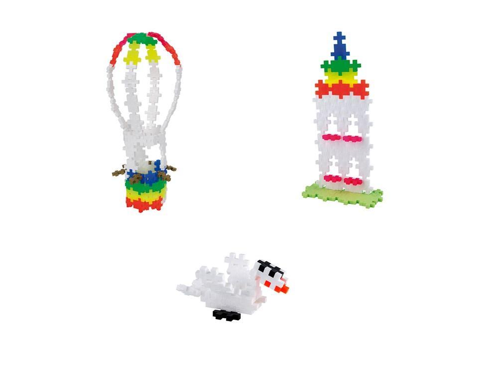 Plus-Plus-  Pastel: Rainbow Hot Air Balloon (360 pcs)