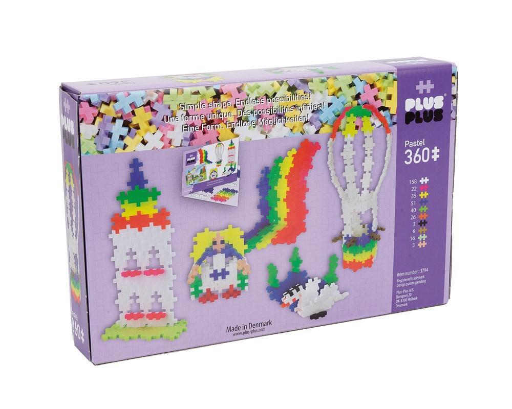 Plus-Plus-  Pastel: Rainbow Hot Air Balloon (360 pcs)