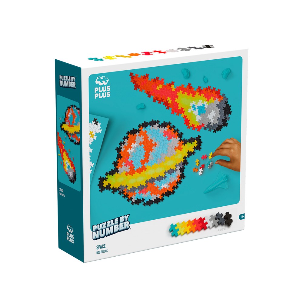 Plus-Plus Puzzle by Number - Space 500pcs