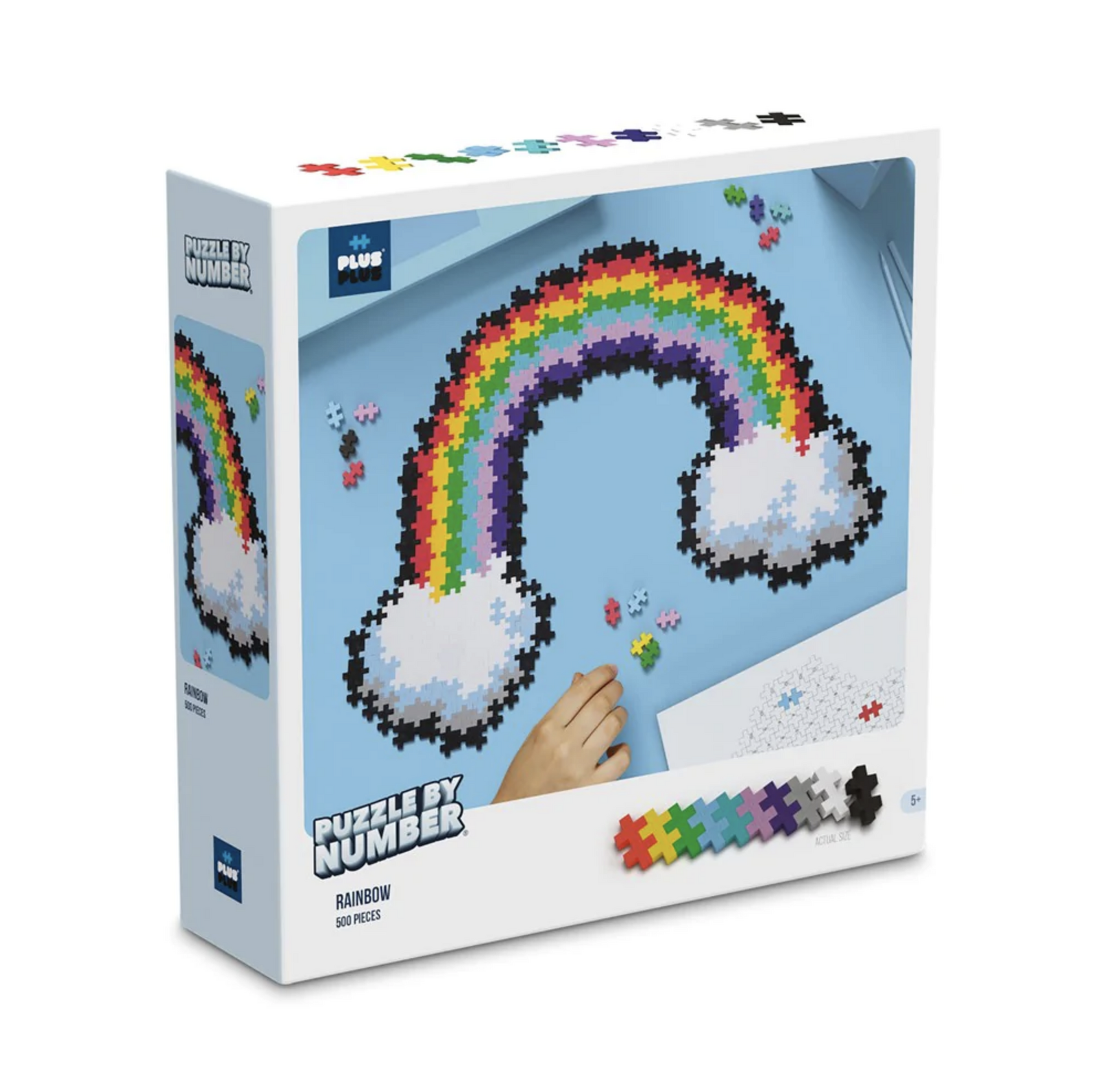Plus-Plus - Puzzle by Number: Rainbow (500 pcs)