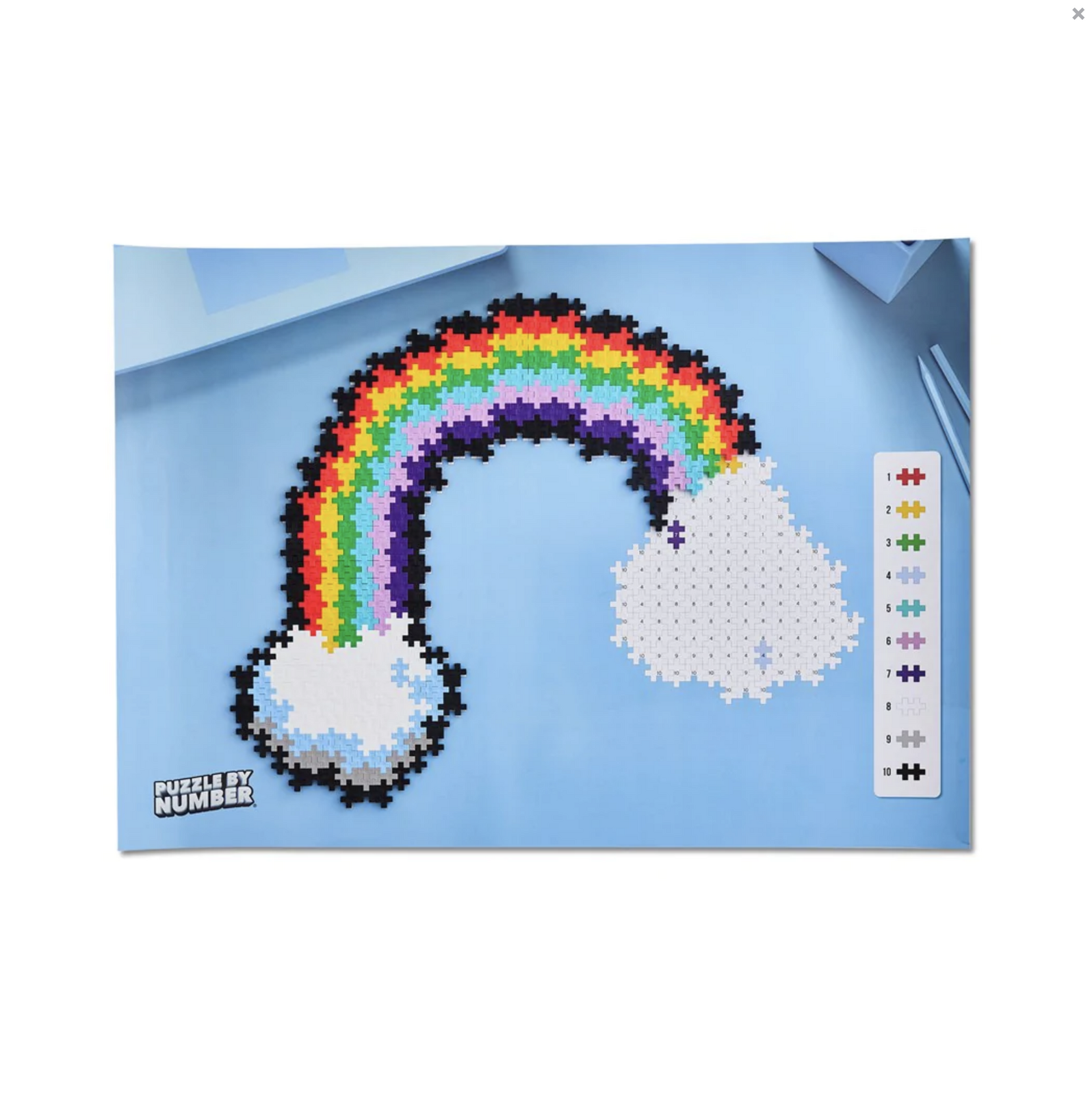 Plus-Plus - Puzzle by Number: Rainbow (500 pcs)