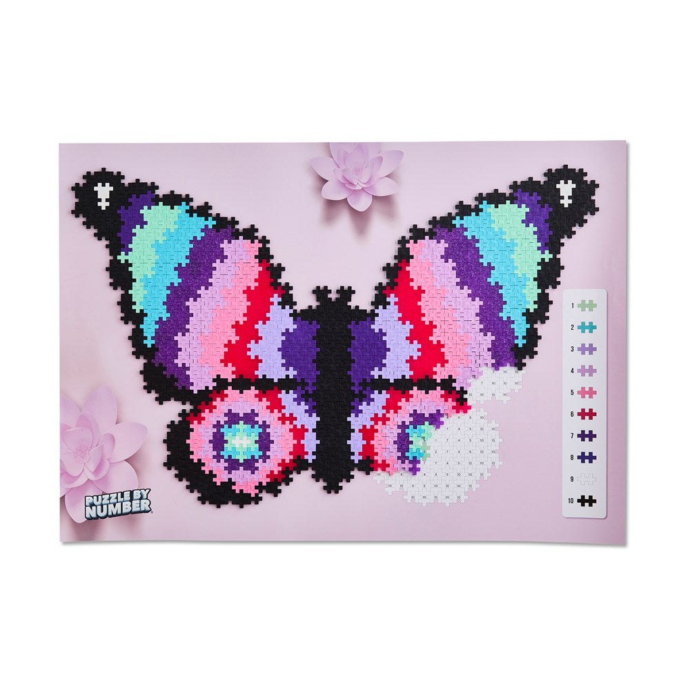 Plus-Plus Puzzle by Number - Butterfly 800pcs - view 2