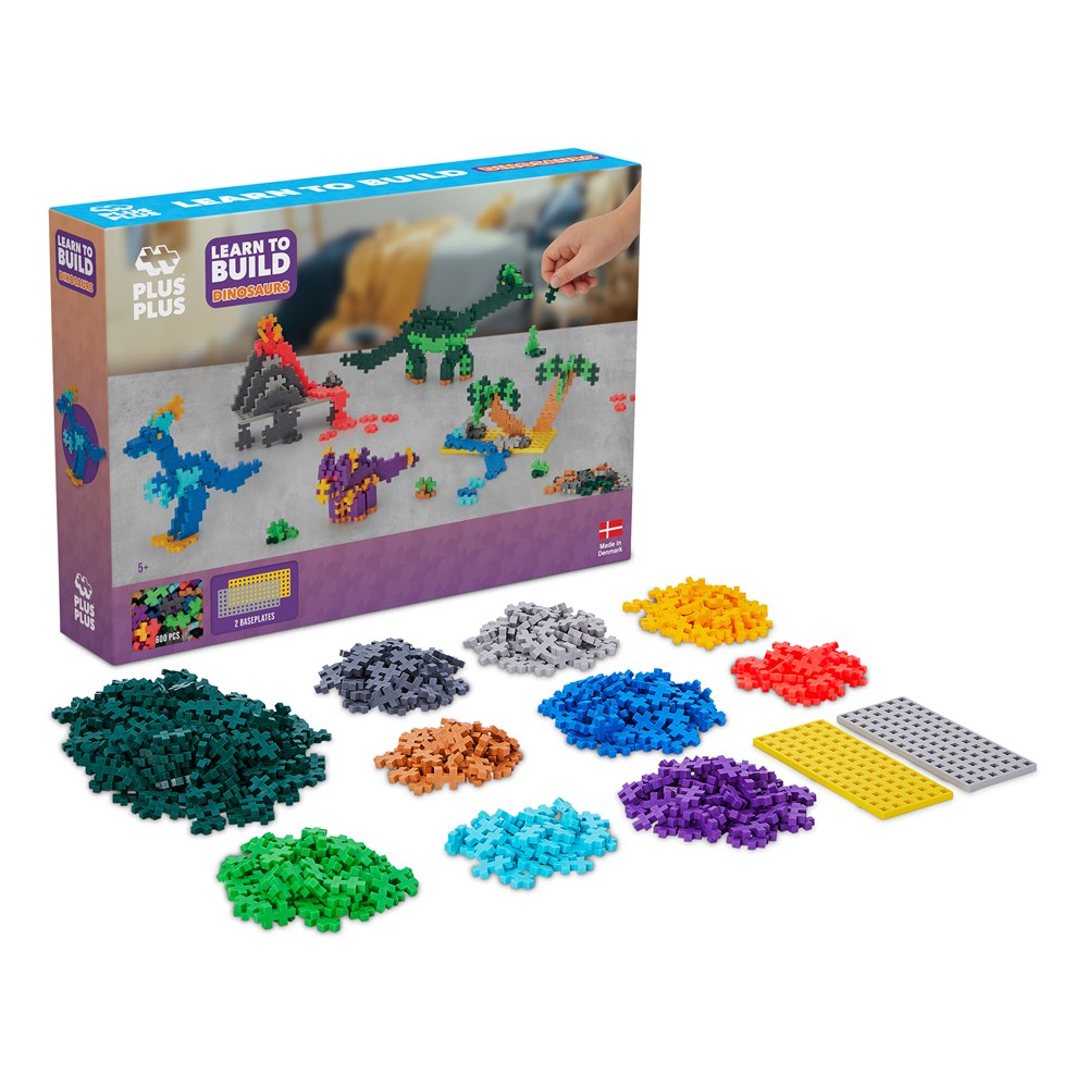 Plus-Plus Learn To Build - Dinosaurs 500pcs - view 3