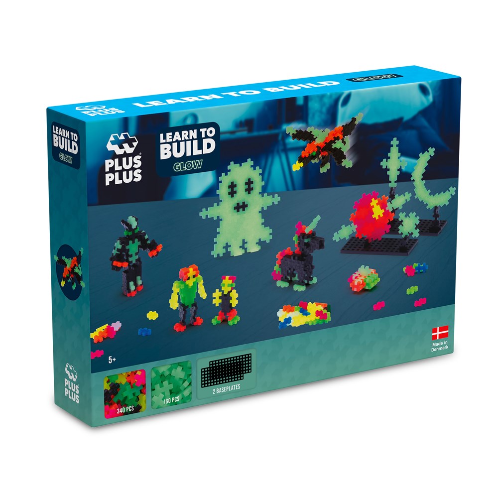 Plus-Plus Learn To Build - Glow - 500 pcs