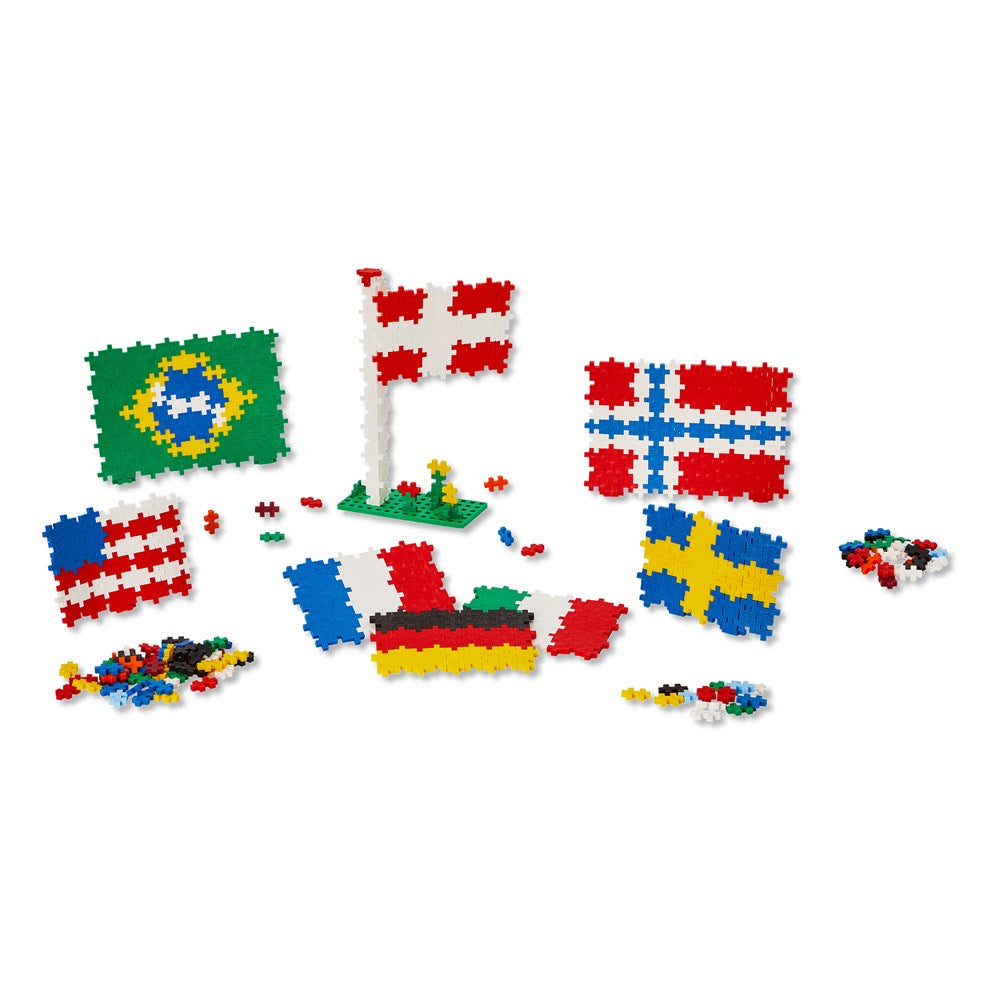 Plus-Plus Learn to Build - Flags of the World - 700pcs - view 2