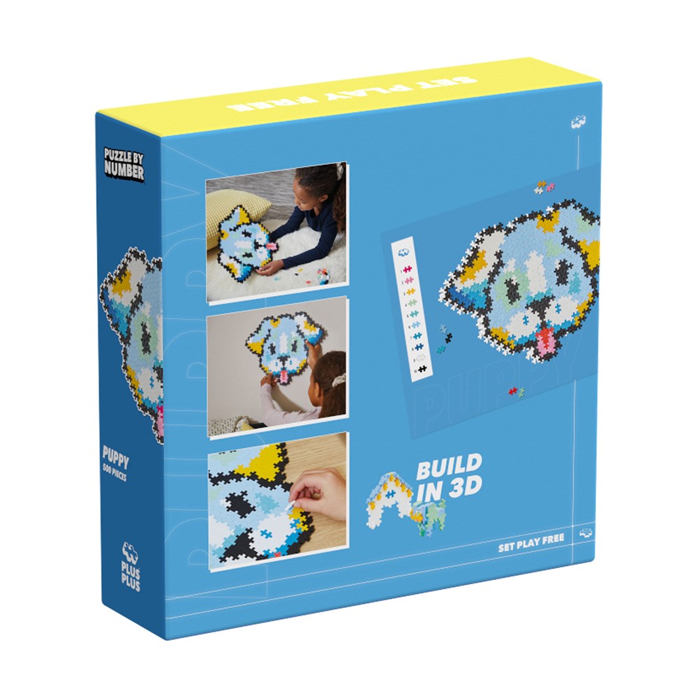 Plus-Plus Puzzle by Number - Puppy 500 pcs - view 2