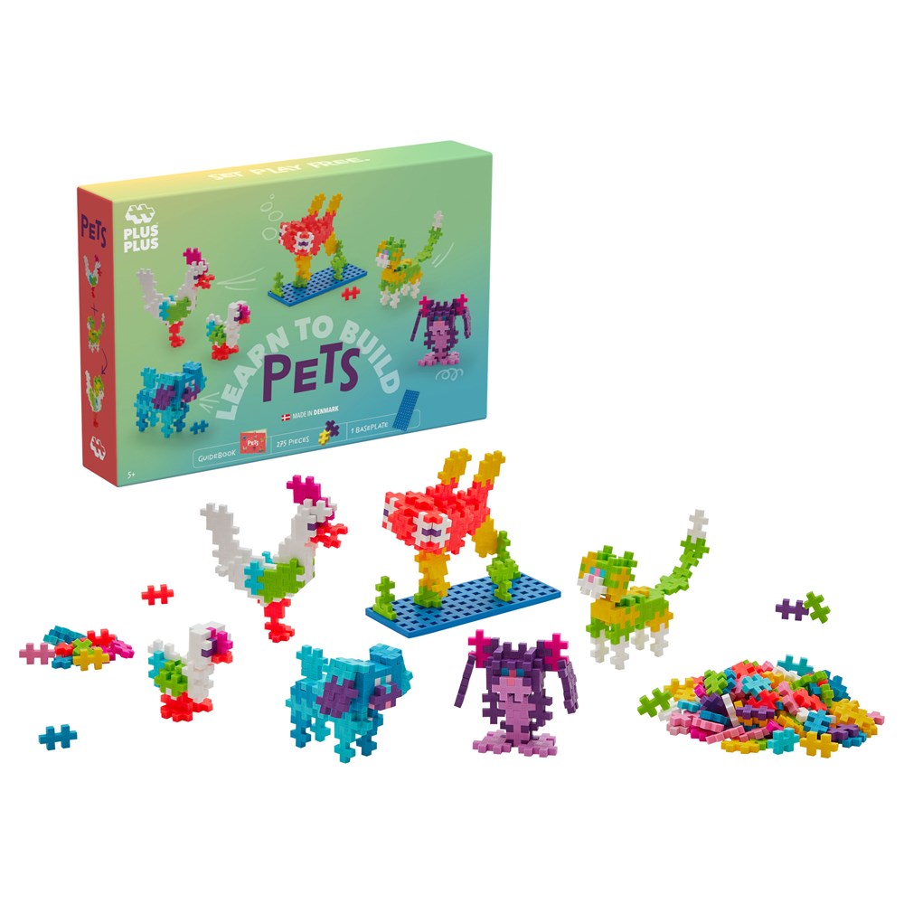 Plus-Plus Learn to Build - Pets