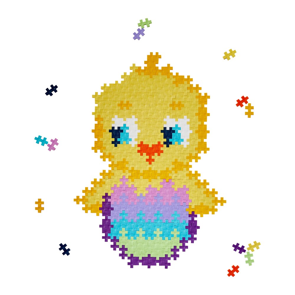 Plus-Plus Puzzle By Number - Chick - 250 pcs - view 3