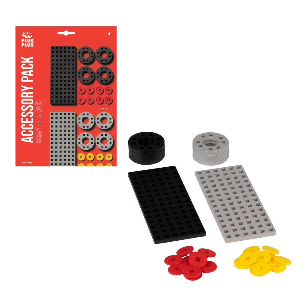 Plus-Plus Accessory Pack - Grey & Black