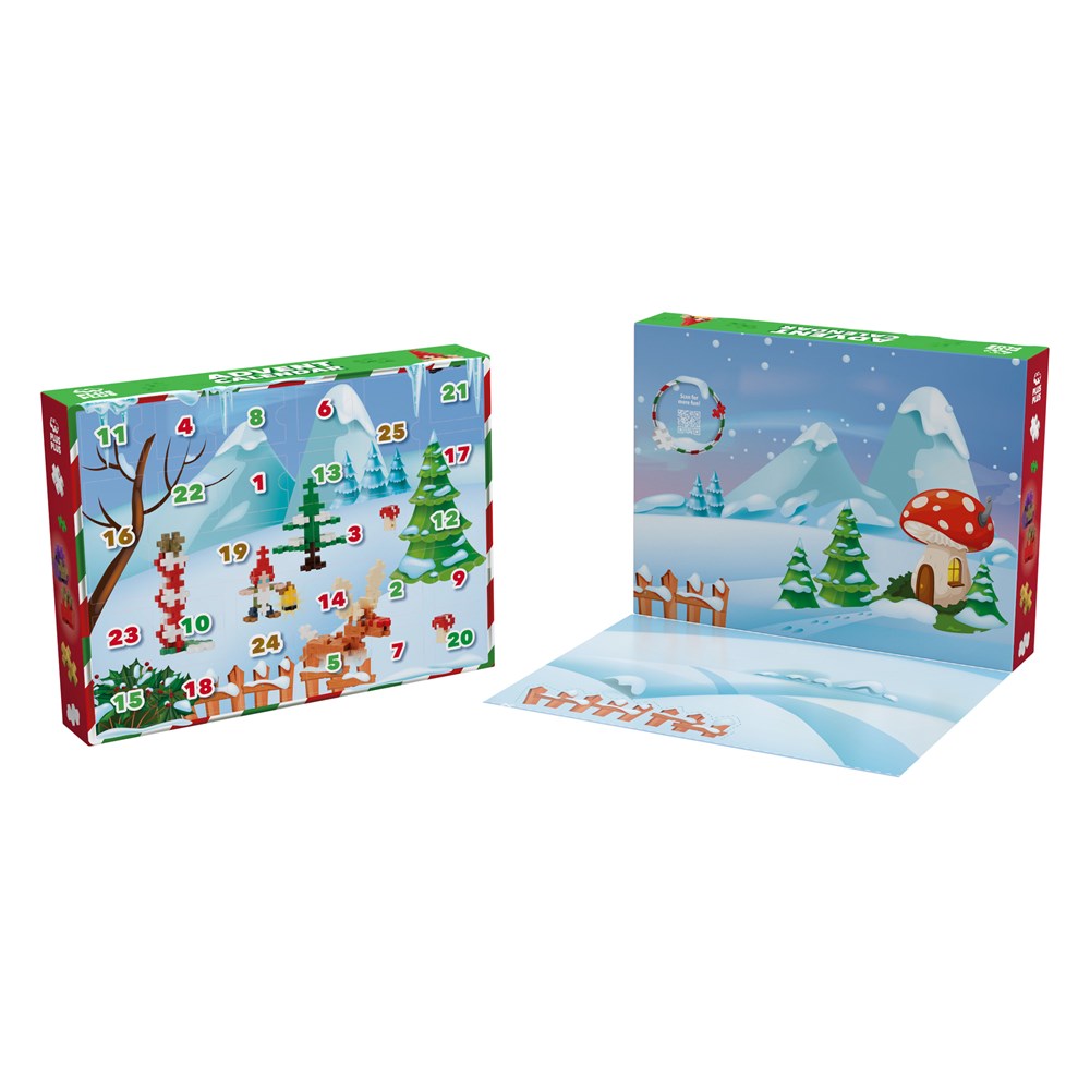 Plus-Plus Advent Calendar - Christmas - 600pcs - view 2
