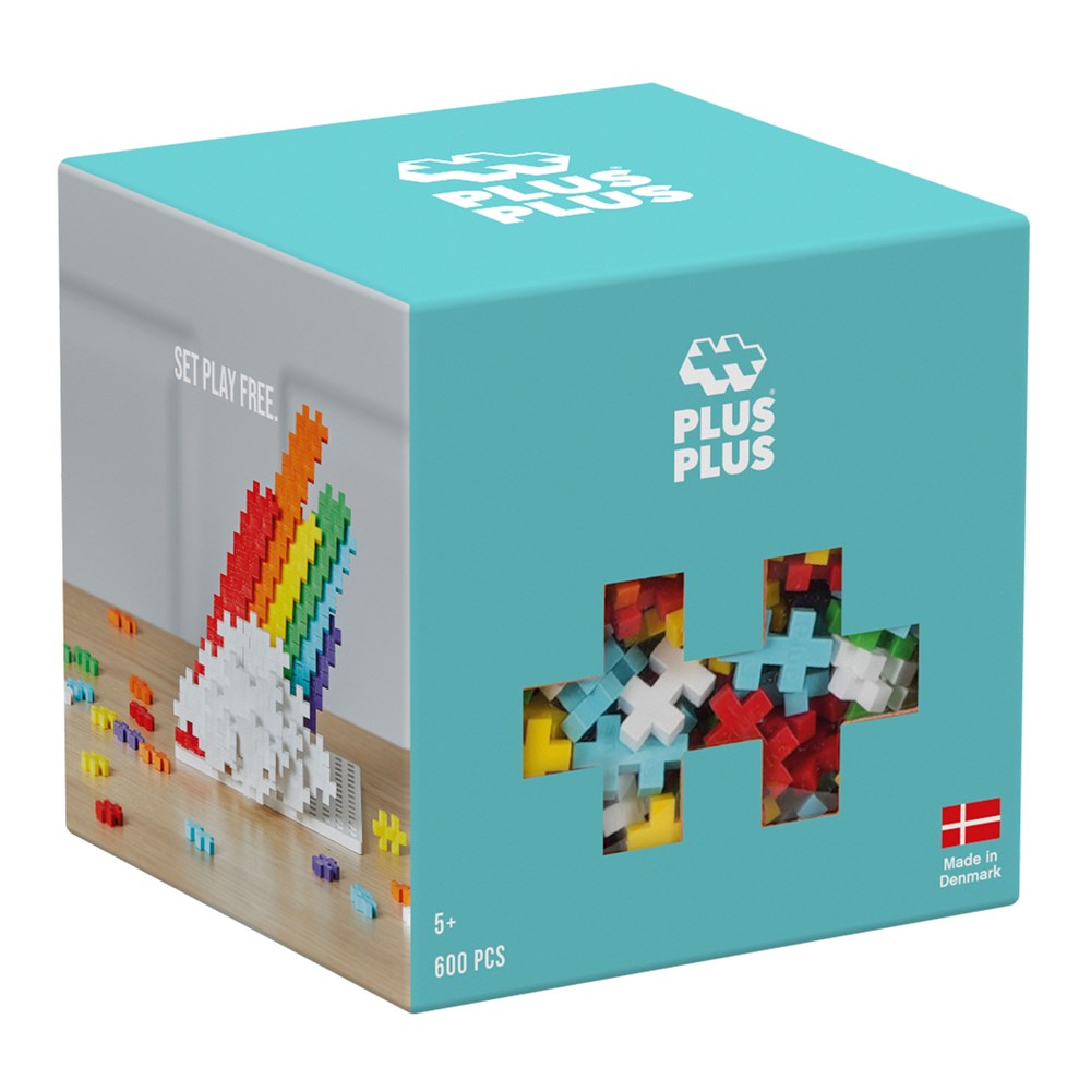 Plus-Plus Rainbow Mix - 600pcs
