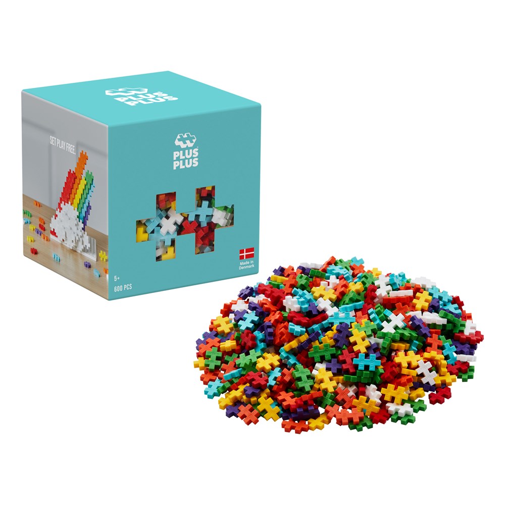 Plus-Plus Rainbow Mix - 600pcs - view 2
