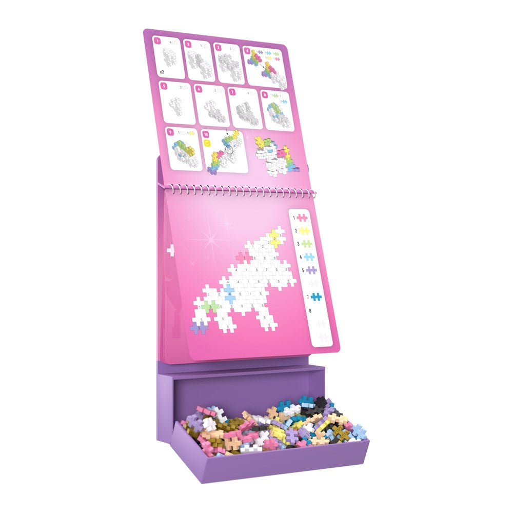 Plus-Plus Activity Pad - Puzzle by Number - Fairy Tale Unicorns - view 2