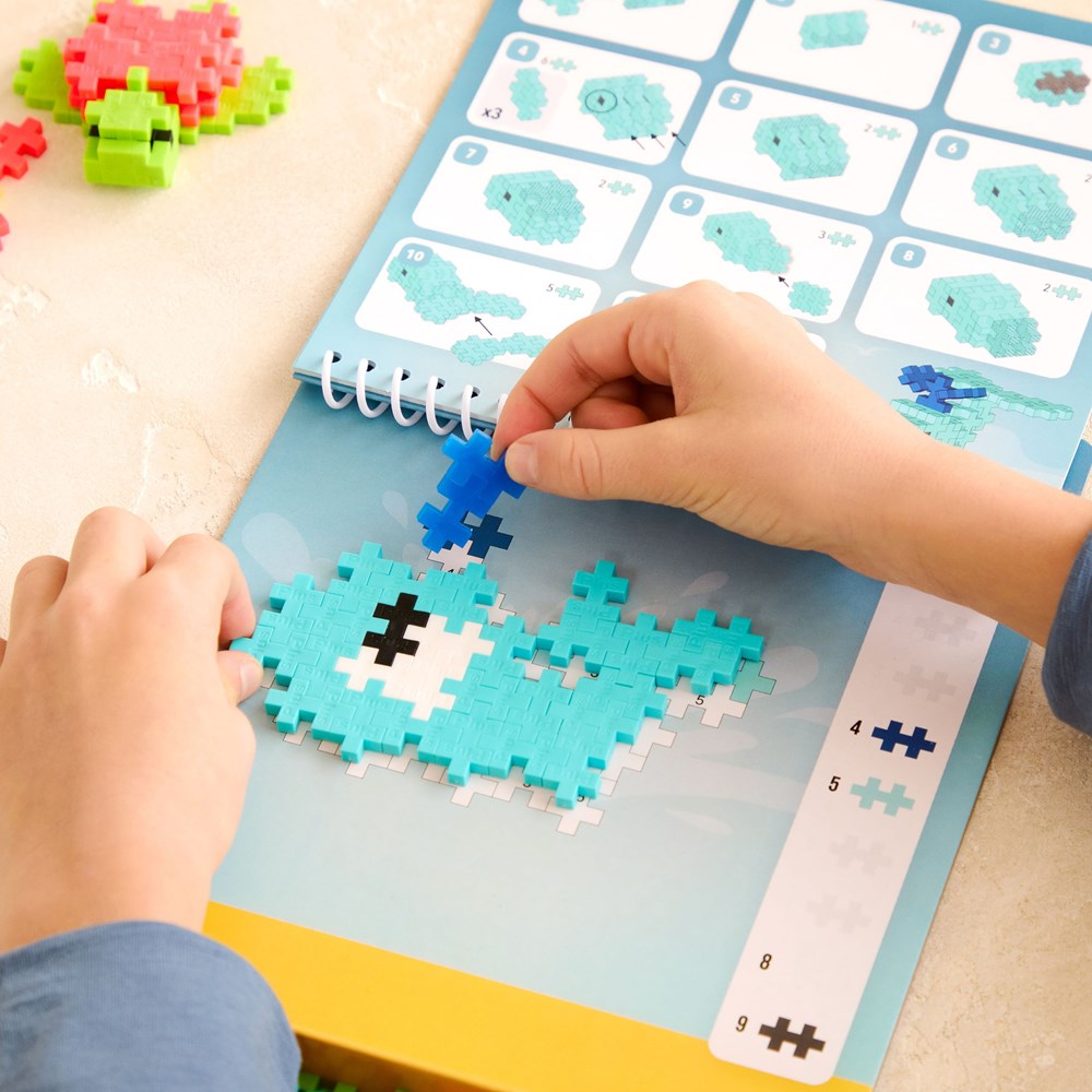 Plus-Plus Activity Pad - Puzzle by Number - Ocean - view 3