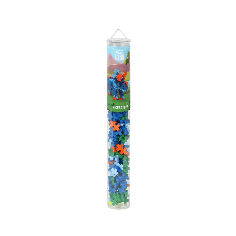 Plus-Plus Triceratops - 100 pcs Tube - view 2