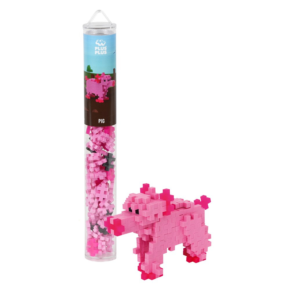 Plus-Plus Pigs - 100pcs Tube - view 2
