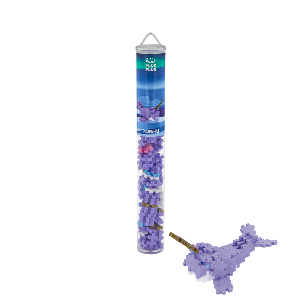 Plus-Plus Narwhale - 100 pcs Tube