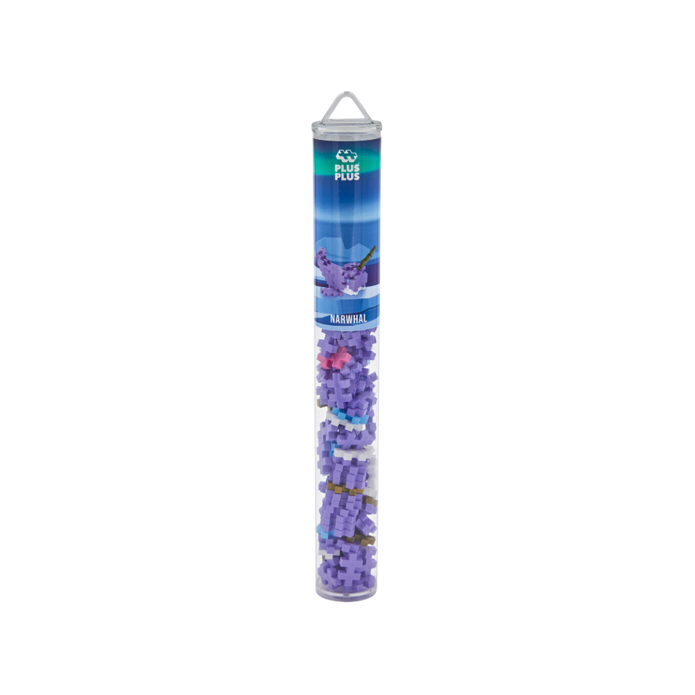 Plus-Plus Narwhale - 100 pcs Tube - view 2