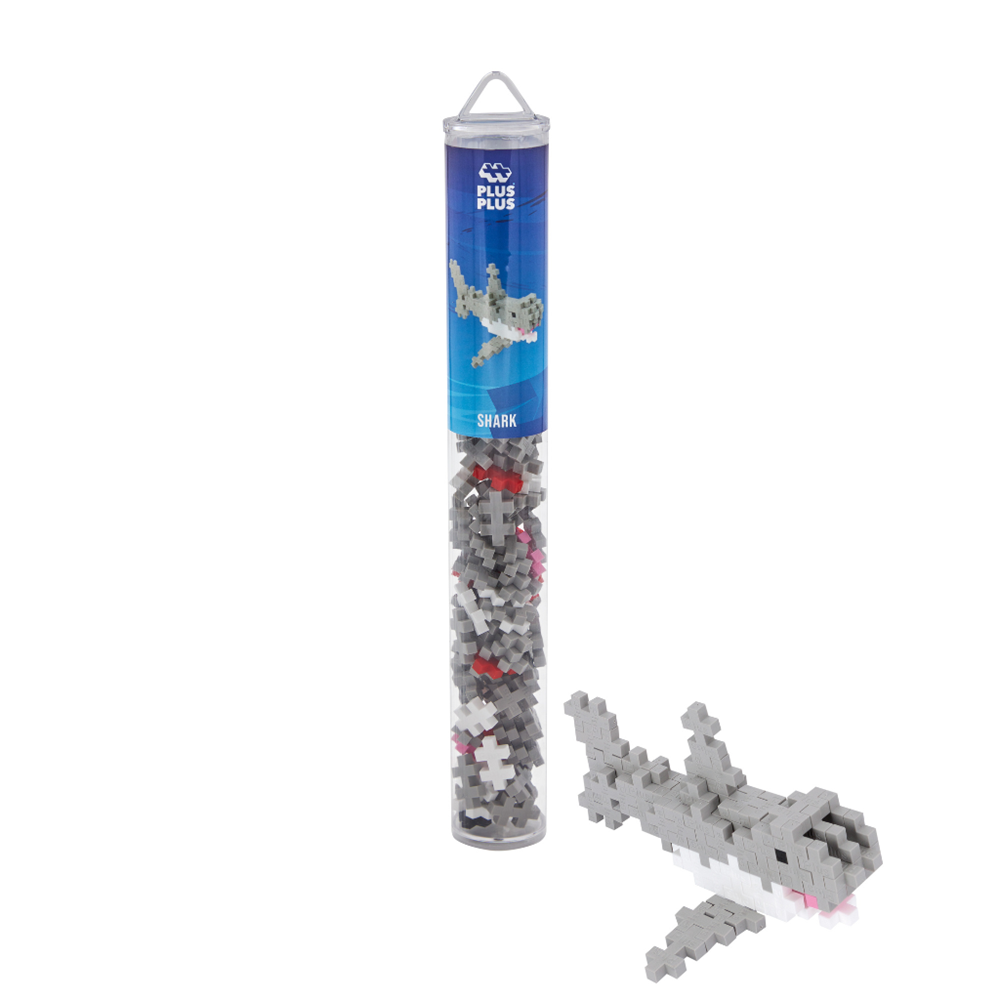 Plus-Plus Shark - 100 pcs Tube