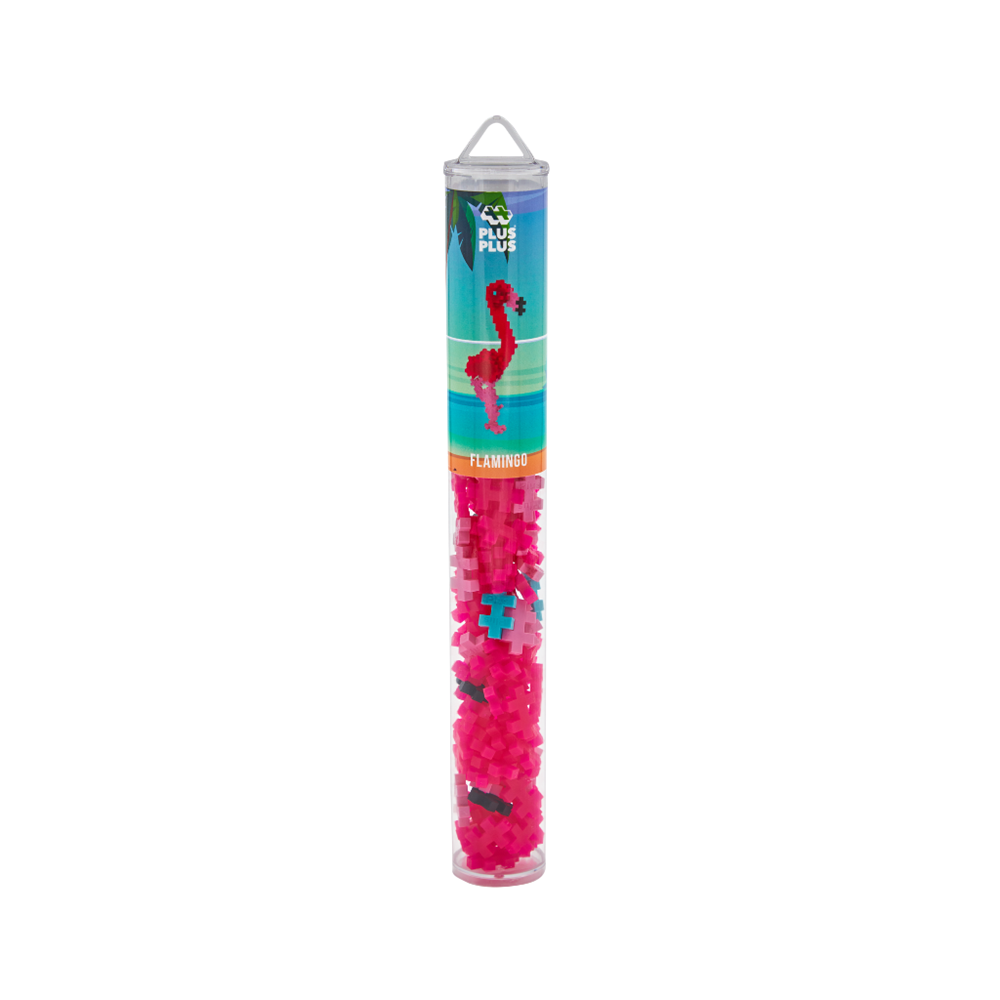 Plus-Plus Flamingo - 100 pcs Tube - view 2