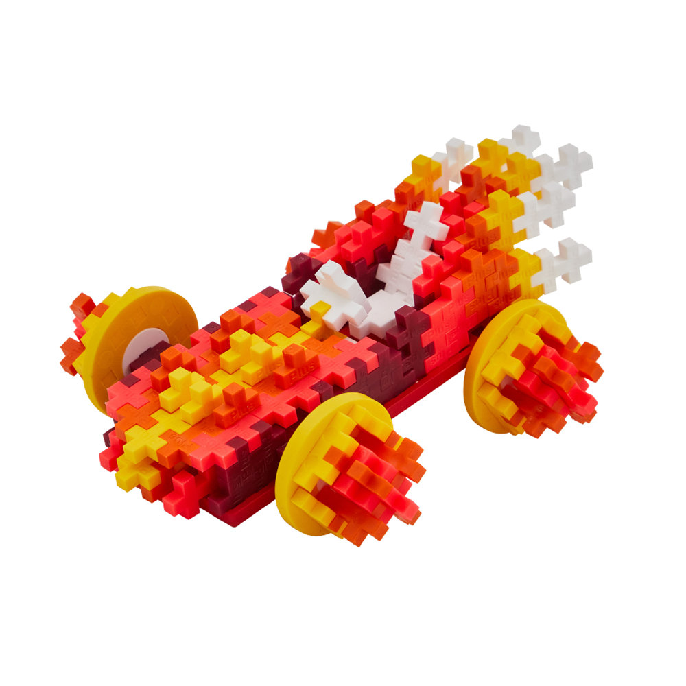 Plus-Plus Colour Cars - Fire - 200 pcs Tube - view 2