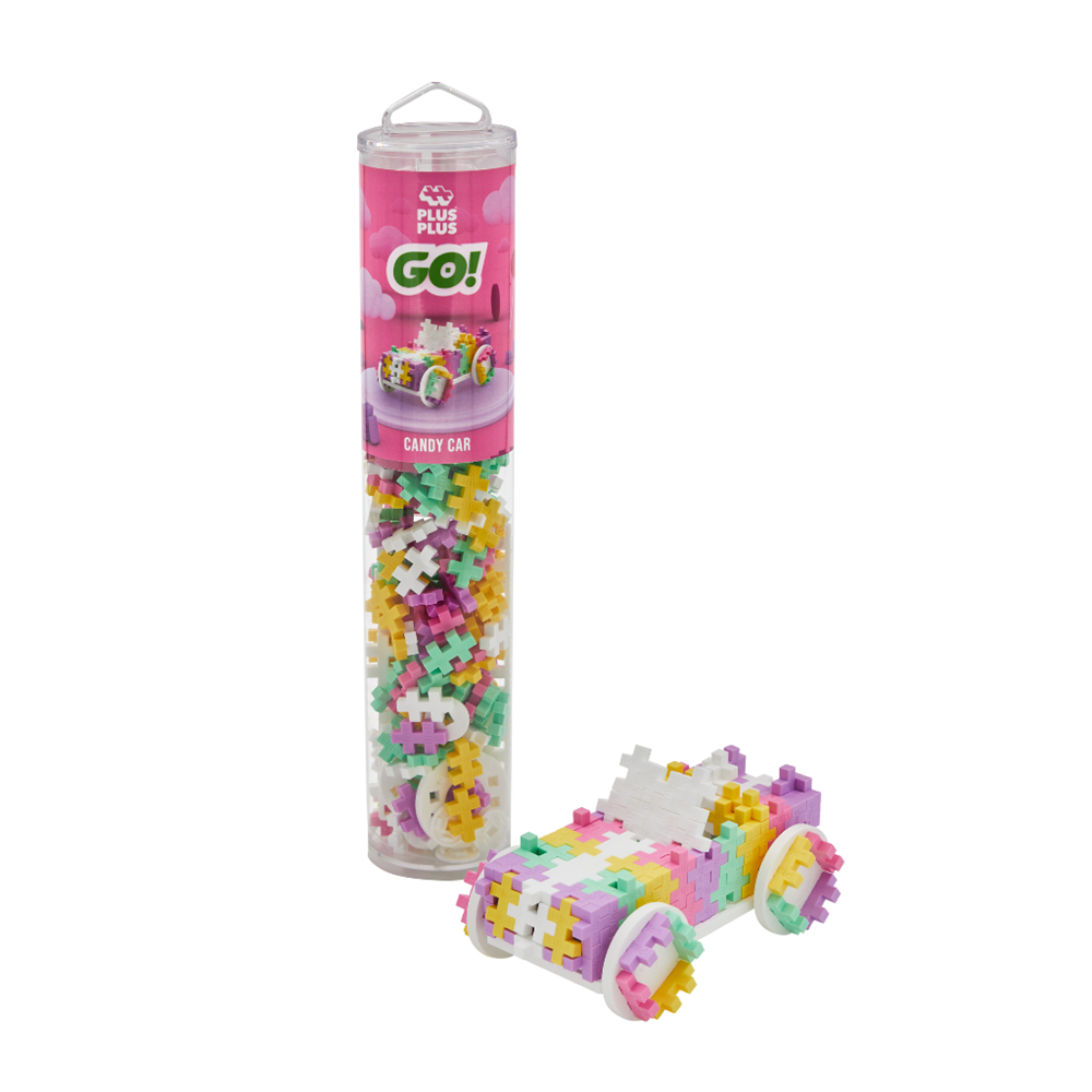 Plus-Plus Colour Cars - Candy - 200 pcs Tube