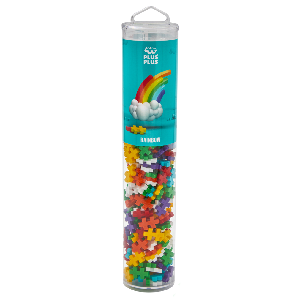 Plus-Plus Rainbow Mix - 240pcs Tube