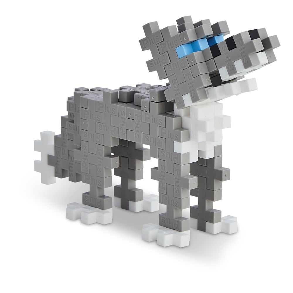 Plus-Plus Grey Wolf - 100 pcs Tube - view 2