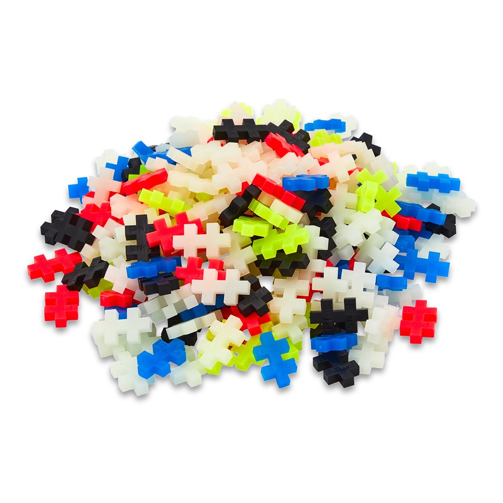 Plus-Plus Glow in the Dark Mix - 240pcs - view 2