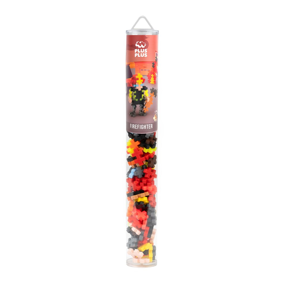 Plus-Plus Everyday Heroes - Firefighter 100 pcs Tube - view 2