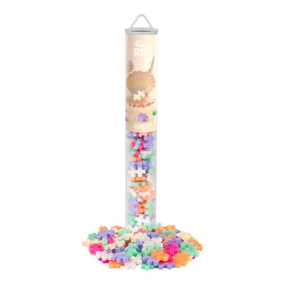 Plus-Plus Pearl Mix - 100 pcs Tube